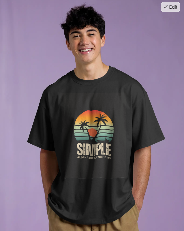 Unisex Terry Oversized Tee