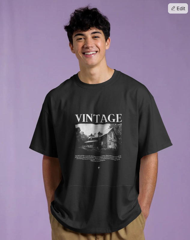 Unisex Terry Oversized Tee